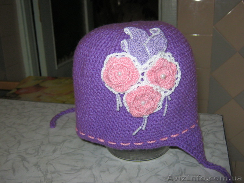 Шапочка на девочку 2-4 лет. - <ro>Изображение</ro><ru>Изображение</ru> #1, <ru>Объявление</ru> #561411