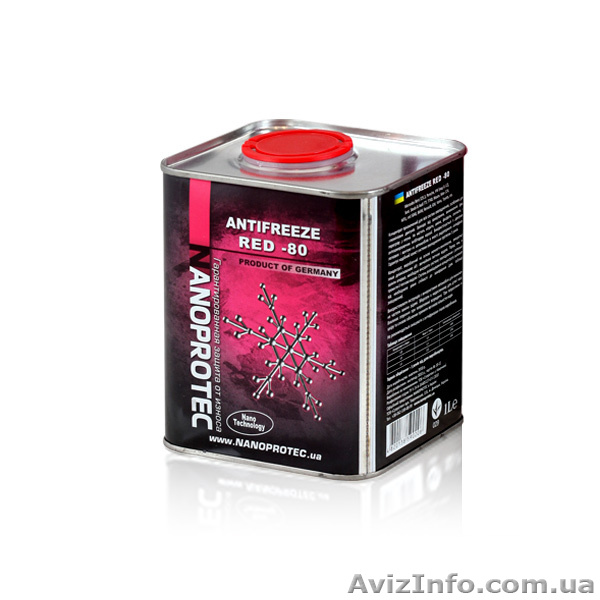 Антифриз концентрат NANOPROTEC Antifreeze RED -80 1л - <ro>Изображение</ro><ru>Изображение</ru> #1, <ru>Объявление</ru> #581292