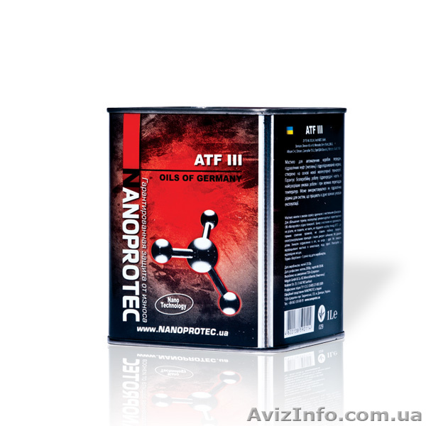 Масло для автомат коробок, гидроусилителей руля NANOPROTEC ATF III 1л - <ro>Изображение</ro><ru>Изображение</ru> #1, <ru>Объявление</ru> #581308