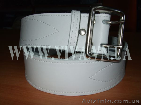 Ремень офицерский белый - <ro>Изображение</ro><ru>Изображение</ru> #1, <ru>Объявление</ru> #858260