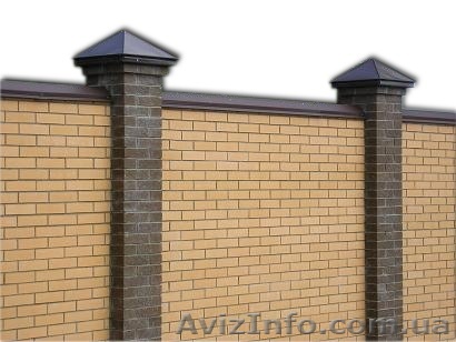 Плиты на кирпичные заборы и столбы Винница - <ro>Изображение</ro><ru>Изображение</ru> #1, <ru>Объявление</ru> #888243
