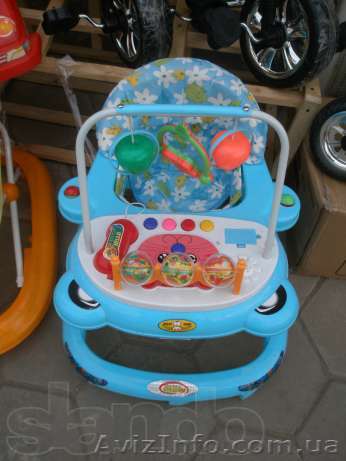 Продам ходунки Jolly kids голубые - <ro>Изображение</ro><ru>Изображение</ru> #1, <ru>Объявление</ru> #900974