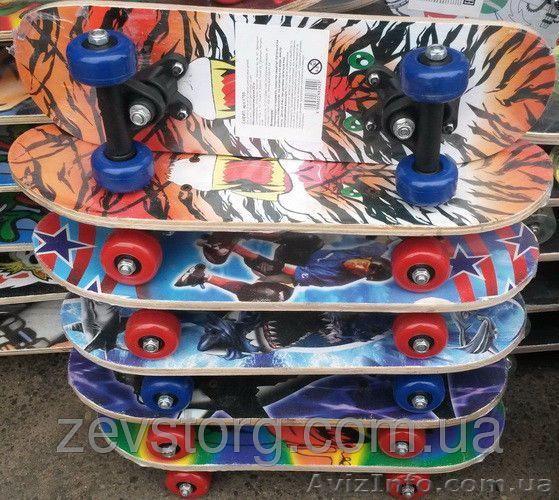 Скейтбордскейт Rave детский мини 43х13 см - <ro>Изображение</ro><ru>Изображение</ru> #1, <ru>Объявление</ru> #1416004