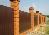 Заборы,Кирпичные, каменные, металлические, бетонные, комбинированные. - <ro>Изображение</ro><ru>Изображение</ru> #3, <ru>Объявление</ru> #105626