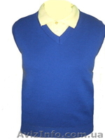 Трикотажные жилетки, безрукавки для школьников. Спецодежда - <ro>Изображение</ro><ru>Изображение</ru> #3, <ru>Объявление</ru> #299586