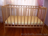 Детская кроватка + матрас кокосовый - <ro>Изображение</ro><ru>Изображение</ru> #1, <ru>Объявление</ru> #583795