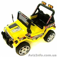 Детский электромобиль 618R + Д/У желтый - <ro>Изображение</ro><ru>Изображение</ru> #2, <ru>Объявление</ru> #741030