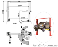 ТТ 5,5-D4. Подъемник четырехстоечный, электрогидравлический, под сход розвал - <ro>Изображение</ro><ru>Изображение</ru> #8, <ru>Объявление</ru> #778921