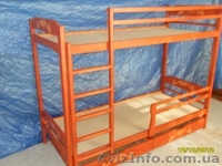 Двухъярусная кровать новая из дерева ольха. - <ro>Изображение</ro><ru>Изображение</ru> #3, <ru>Объявление</ru> #490085