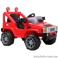Электромобиль Hummer A 30 H2 - 2 мотора, 12V, 7км/ч RED - <ro>Изображение</ro><ru>Изображение</ru> #5, <ru>Объявление</ru> #848936