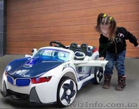 Синий электромобиль BMW i8 VISION 12V, 2 мотора - <ro>Изображение</ro><ru>Изображение</ru> #4, <ru>Объявление</ru> #960379