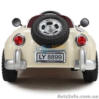 Детский электромобиль Mercedes Benz 128 RETRO. БЕЖЕВЫЙ - <ro>Изображение</ro><ru>Изображение</ru> #3, <ru>Объявление</ru> #995485