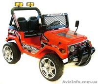 2х местный детский электромобиль джип 618R  - <ro>Изображение</ro><ru>Изображение</ru> #1, <ru>Объявление</ru> #992888
