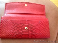 Кошелек safeite красный . Натуральная кожа - <ro>Изображение</ro><ru>Изображение</ru> #6, <ru>Объявление</ru> #1133792