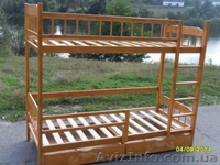 Двухъярусная кровать новая из дерева ольха. - <ro>Изображение</ro><ru>Изображение</ru> #5, <ru>Объявление</ru> #490085