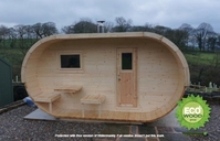 Мобильная баня-бочка овал под ключ 5х2,3 м. от производителя. - <ro>Изображение</ro><ru>Изображение</ru> #1, <ru>Объявление</ru> #1711684