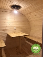 Мобильная баня-бочка овал под ключ 5х2,3 м. от производителя. - <ro>Изображение</ro><ru>Изображение</ru> #4, <ru>Объявление</ru> #1711684