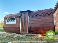 Мобильная баня-бочка квадро  под ключ 5х2,3 м от производumeля - <ro>Изображение</ro><ru>Изображение</ru> #1, <ru>Объявление</ru> #1712104