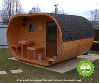 Мобильная баня-бочка овал под ключ 4х2,3 м. от производителя. - <ro>Изображение</ro><ru>Изображение</ru> #1, <ru>Объявление</ru> #1711755