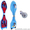 Двухколесный скейт Ripstik SK-0330 (Рипстик) Spiderman,  Batman красный #1416000