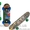 Скейтбордскейт Rave детский мини 3 вида размер 40х15 см #1416005