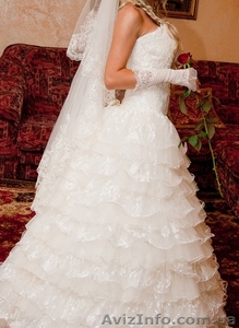 Шикарное, оригинальное свадебное платье - <ro>Изображение</ro><ru>Изображение</ru> #3, <ru>Объявление</ru> #159708