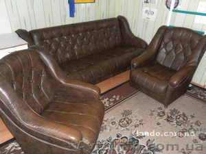 Продам комплект мягкой мебели - диван + 2 кресла - <ro>Изображение</ro><ru>Изображение</ru> #1, <ru>Объявление</ru> #358068