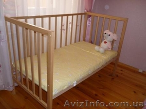 Детская кроватка + матрас кокосовый - <ro>Изображение</ro><ru>Изображение</ru> #3, <ru>Объявление</ru> #583795