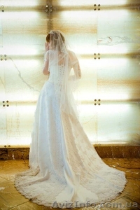 Шикарное свадебное платье из Италии цвета айворы  - <ro>Изображение</ro><ru>Изображение</ru> #1, <ru>Объявление</ru> #651887