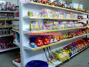 Торговое оборудование: стеллажи