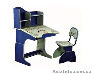 Детская стол-парта 2071 синяя практически даром - <ro>Изображение</ro><ru>Изображение</ru> #1, <ru>Объявление</ru> #750053