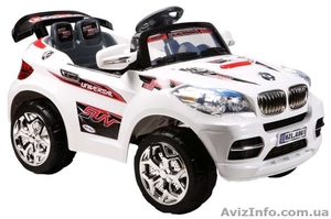 Внимание! Продается Новинка 2012 года - детский электромобиль БМВ  X8 White - <ro>Изображение</ro><ru>Изображение</ru> #5, <ru>Объявление</ru> #805436