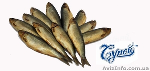 рыба вяленая, копченая, консервы, присервы ТМ Супой