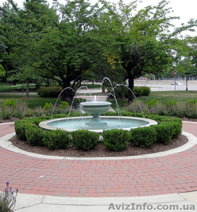 Фонтаны из природного камня