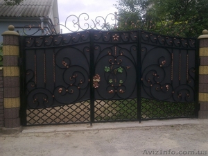 Кованые ворота различных конструкций - <ro>Изображение</ro><ru>Изображение</ru> #3, <ru>Объявление</ru> #956027