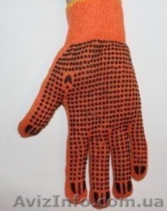 Продам перчатки х/б с пвх “Оранжевые” - <ro>Изображение</ro><ru>Изображение</ru> #1, <ru>Объявление</ru> #1030015