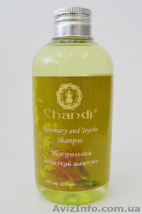 Натуральный индийский шампунь «Розмарин и Жожоба» от ТМ Chandi 