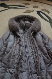 Зимове пальто з капюшоном,оздобленим хутром - <ro>Изображение</ro><ru>Изображение</ru> #6, <ru>Объявление</ru> #1201529