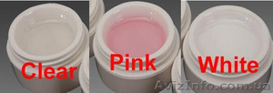 Lina УФ-гель, UV-gel, для наращивания, прозрачный-белый -15мл/баночка - <ro>Изображение</ro><ru>Изображение</ru> #7, <ru>Объявление</ru> #1351527