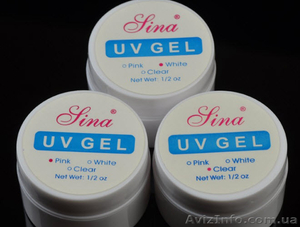 Lina УФ-гель, UV-gel, для наращивания, прозрачный-белый -15мл/баночка - <ro>Изображение</ro><ru>Изображение</ru> #5, <ru>Объявление</ru> #1351527