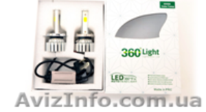 Комплект LED ламп F9 H7 5500 K - <ro>Изображение</ro><ru>Изображение</ru> #1, <ru>Объявление</ru> #1553843