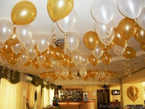 Оформление воздушными шарами.