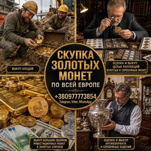 Скупка золотых и серебряных монет в Украине и Европе. Лучшая цена!