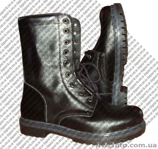 Берцы кожаные хромовые - <ro>Изображение</ro><ru>Изображение</ru> #3, <ru>Объявление</ru> #356161