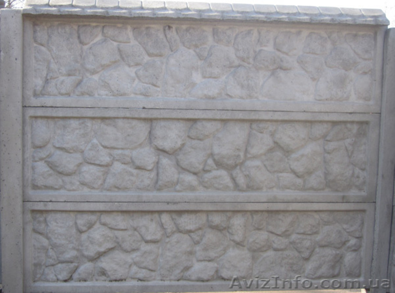 Забор бетонный, декоративный. Еврозабор. - <ro>Изображение</ro><ru>Изображение</ru> #6, <ru>Объявление</ru> #387782