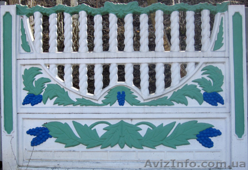 Забор бетонный, декоративный. Еврозабор. - <ro>Изображение</ro><ru>Изображение</ru> #3, <ru>Объявление</ru> #387782