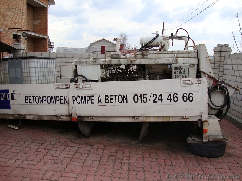 Продам бетононасос - <ro>Изображение</ro><ru>Изображение</ru> #1, <ru>Объявление</ru> #473740