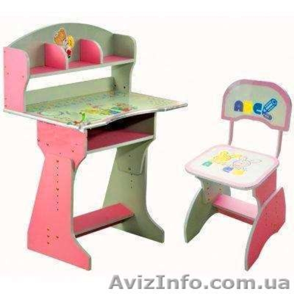 Принцессам!Cтол-парта 2070 розовая - <ro>Изображение</ro><ru>Изображение</ru> #1, <ru>Объявление</ru> #746613