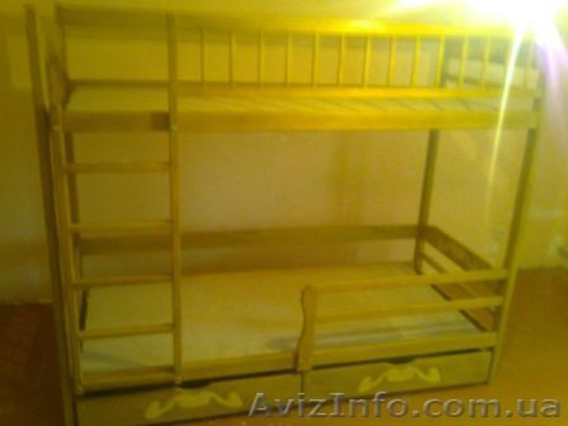 Двухъярусная кровать новая из дерева ольха. - <ro>Изображение</ro><ru>Изображение</ru> #4, <ru>Объявление</ru> #490085