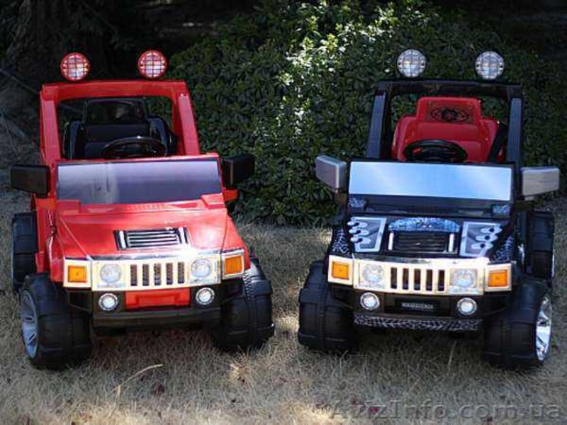 Электромобиль Hummer A 30 H2 - 2 мотора, 12V, 7км/ч RED - <ro>Изображение</ro><ru>Изображение</ru> #3, <ru>Объявление</ru> #848936